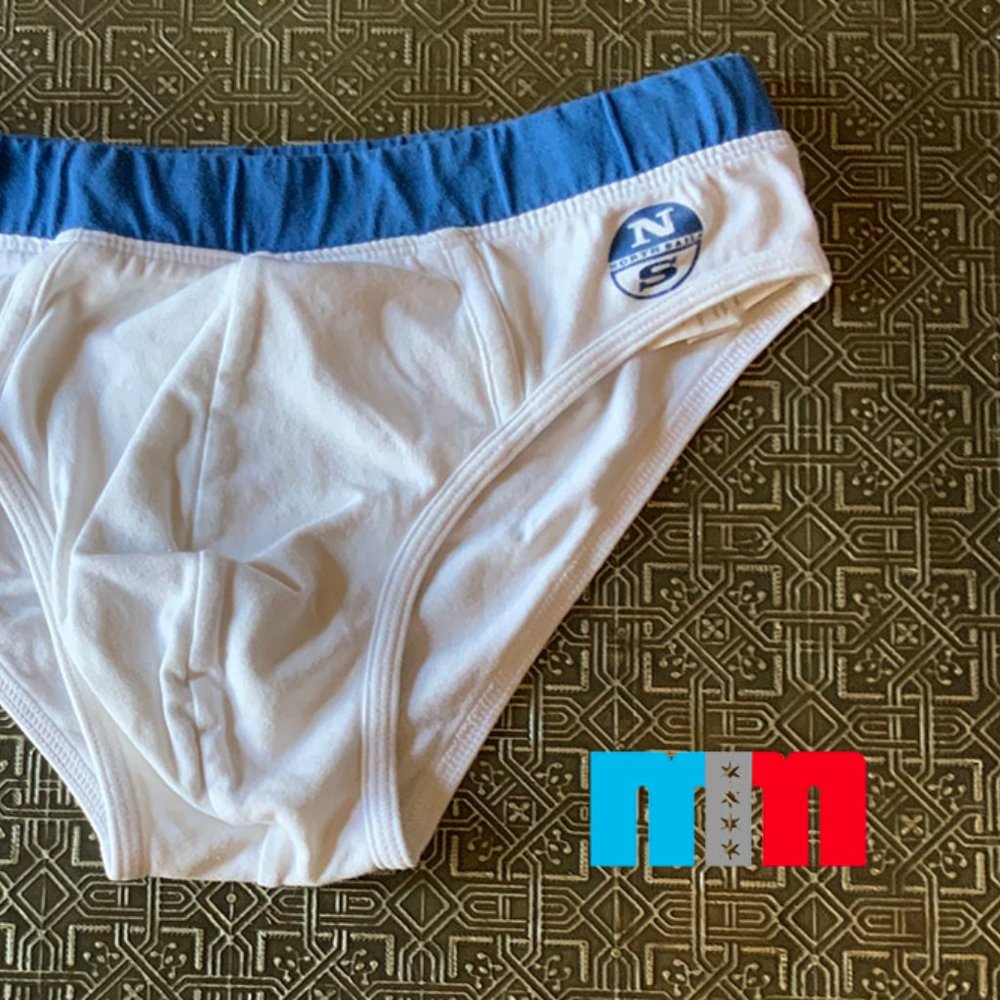 WHITE AND BLUE ITALIAN BIKINI (SMALL)